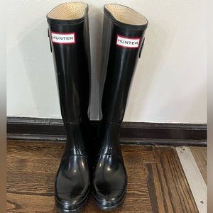 Tall Hunter Glossy Boots 9